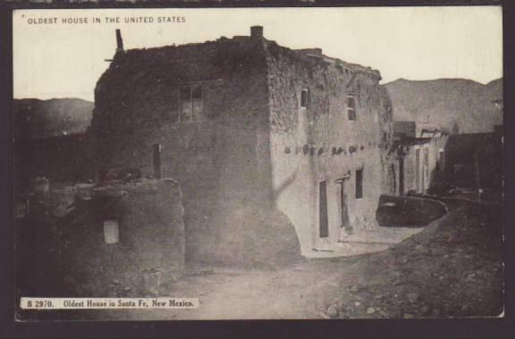 Oldest House in Santa Fe,NM Postcard 