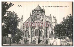 Old Postcard Bourges Apse of the Cathedral