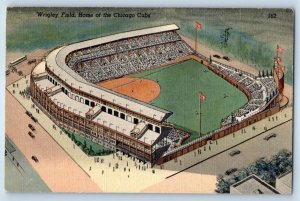 1951 Wrigley Field Home Of The Chicago Cubs Chicago Illinois IL Vintage Postcard