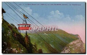 Old Postcard Aix Les Bains Mont Revard The Telepherique