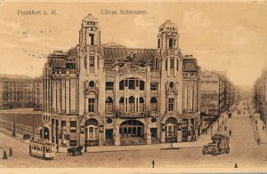 Germany Frankfurt am Main Circus Schumann Vintage Postcard 07.47