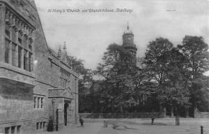BR74664 st mary s church and church house banbury real photo    uk