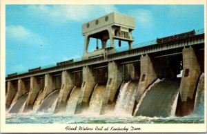 Tennessee Kentucky Dam With Spillways Open