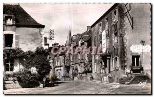 Old Postcard Rochefort en Terre The Great Street