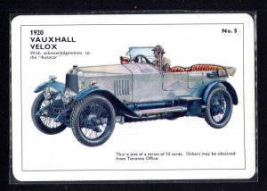 1920 VAUXHALL VELOX Brook Electric Motors Of Canada Ltd Pump Motor Advertisement