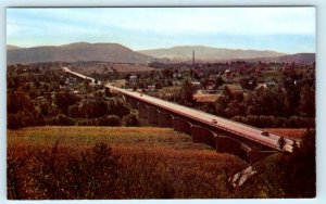 FRONT ROYAL to RIVERTON BRIDGE, Virginia VA ~ Skyline Drive c1950s  Postcard