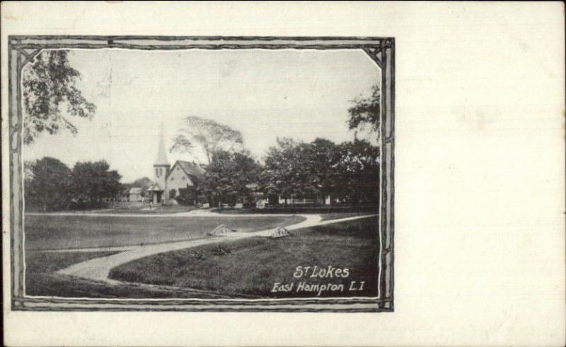 East Hampton Long Island NY St. Lukes c1905 Postcard