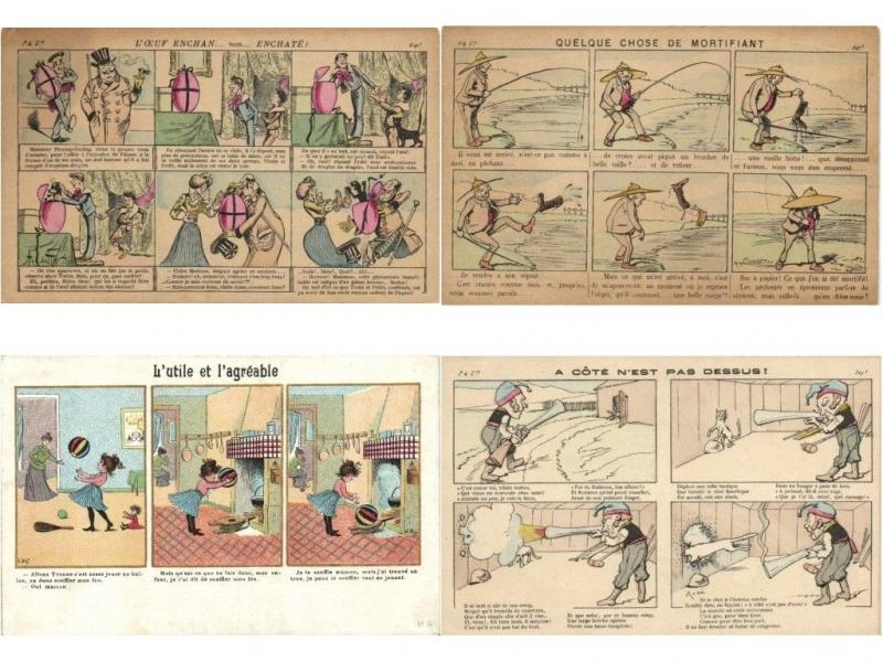 CARTOONS incl. DISNEY 66 Postcards mostly pre-1970