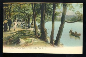 Salem, New Hampshire/NH Postcard, Lover's Walk, Canobie Lake Park