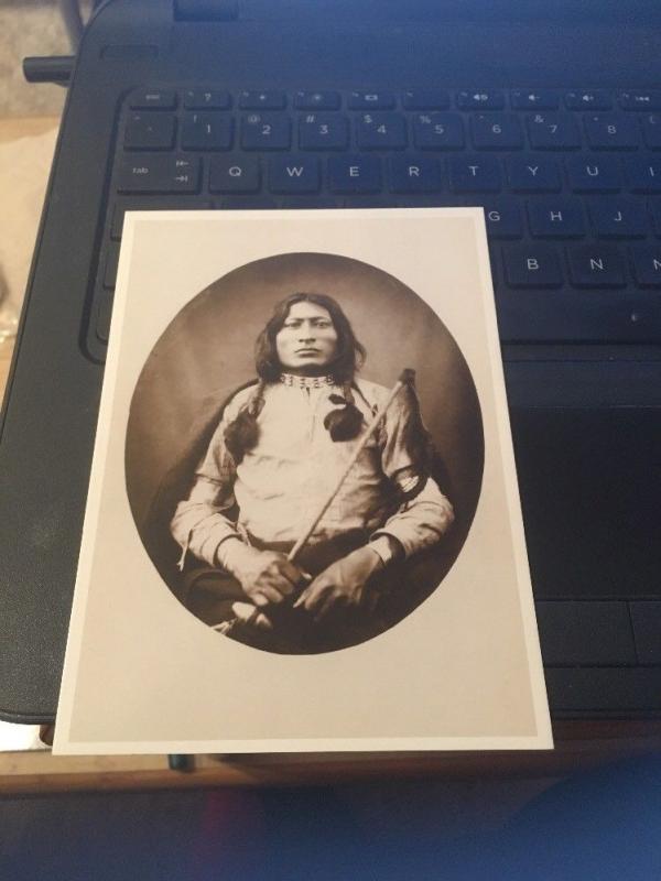 Vtg Postcard: One Bull , Sioux Warrior