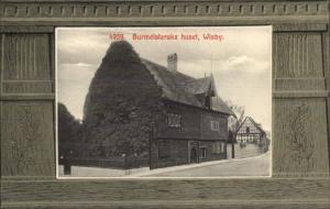 Wisby Sweden Burmeisterska Huset c1910 Postcard - Nice Border