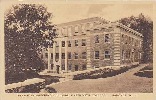 New Hampshire Hanover Steele Engineering Building Dartmouth College Albertype