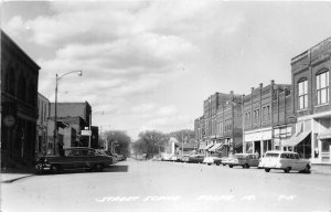 J69/ Rolfe Iowa RPPC Postcard c40-50s Main Street Stores 210