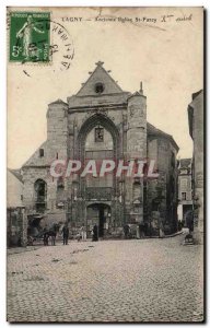 Postcard Old Lagny Ancient Church St Furcy