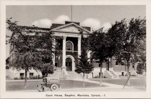 Court House Dauphin Manitoba MB Automobile Unused Photo Tex Postcard H40