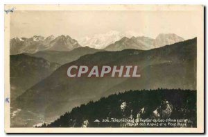 Old postcard Telephecioue Veyrier Lake Annecy