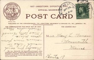 Norfolk Virginia VA Jamestown Exposition 1907 Vintage Postcard 14