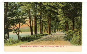 NH - Salem. Canobie Lake, Road Alongside Lake