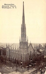 Washington DC Metropolitan Memorial Church Vintage Postcard AA110708