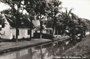 Netherlands Sint Maartenszee Groeten uit St. Maartenszee Vintage RPPC 03.76