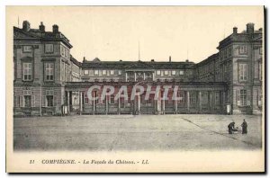 Old Postcard Compiegne The Facade du Chateau