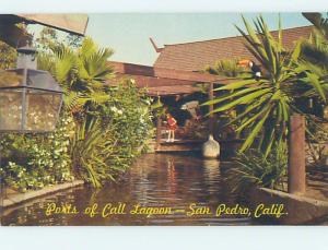 Unused Pre-1980 RESTAURANT SCENE San Pedro California CA B8816@