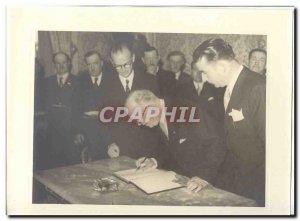 PHOTO Official trip of Mr the President of the Republic in May 1947 Savoy Hot...