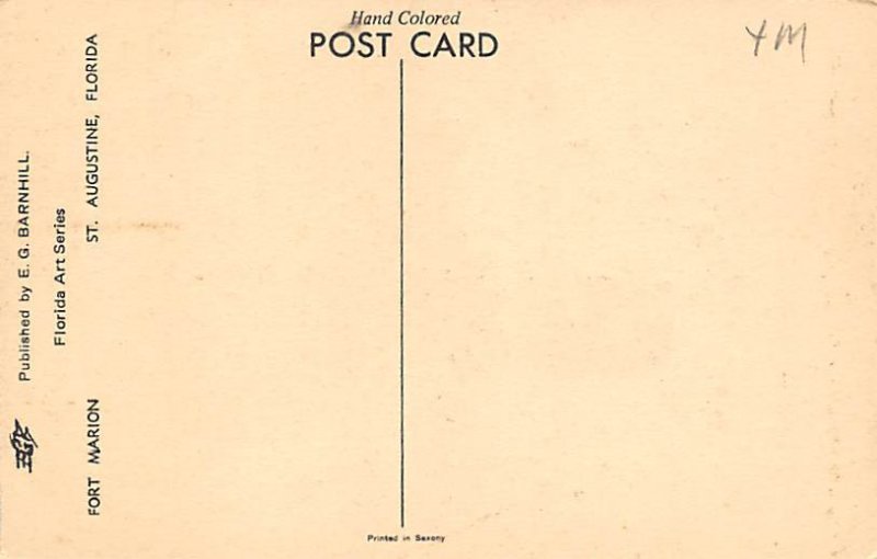 Fort Marion  St Augustine FL