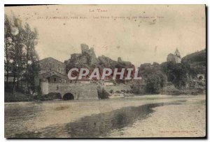 Old Postcard The Ambialet Tarn near Albi Troir Tunnels and Tarn Edges