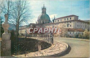 Postcard Modern Santuario de Loyola Bridge over the River Urola