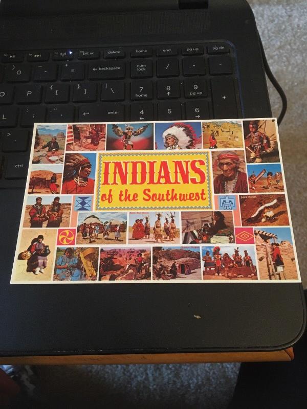Vtg Postcard: Indians of the Southwest, Multi View