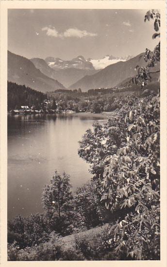 Austria Altausseerssee mit Dachstein Real Photo