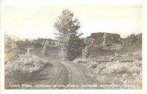 W. Andrews RPPC 96. Loop Rd Craters of the Moon National Monument ID Unposted