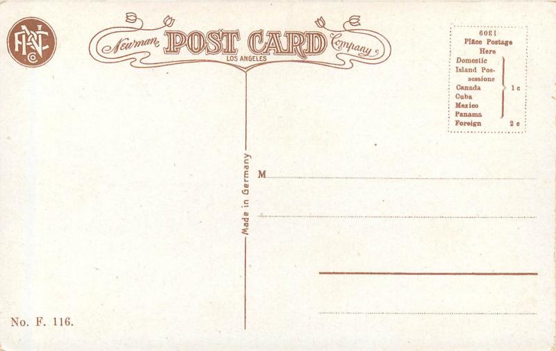 Vintage Postcard Open Air Concert Auditorium Ocean Park CA 