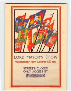 Postcard Lord Mayor's Show, London, England