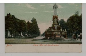 Germany - Berlin. Victory Avenue with Roland Fountain