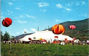 Vtg Aspen Colorado CO Amphitheater Tent Symphony Concert Venue Postcard