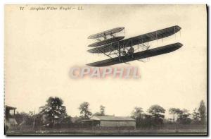 Old Postcard Jet Aviation Wilbur Wright Airplane