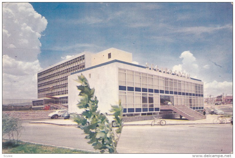 Social Security Building, Classic Cars, CHIHUAHUA, Mexico, 40-60's