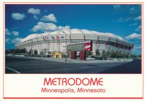 Metrodome at Minneapolis MN Minnesota Home to Vikings Football & Twins Baseball