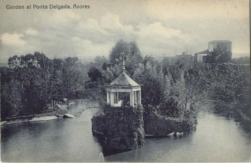 portugal, Azores Acores, PONTA DELGADA, Garden (1910s)