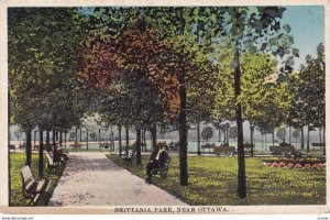 Near OTTAWA, Ontario, Canada, 1910-1920s; Brittania Park