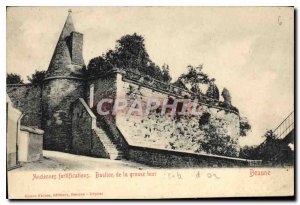 Old Postcard Beaune Old Bastion fortifications of the great tower