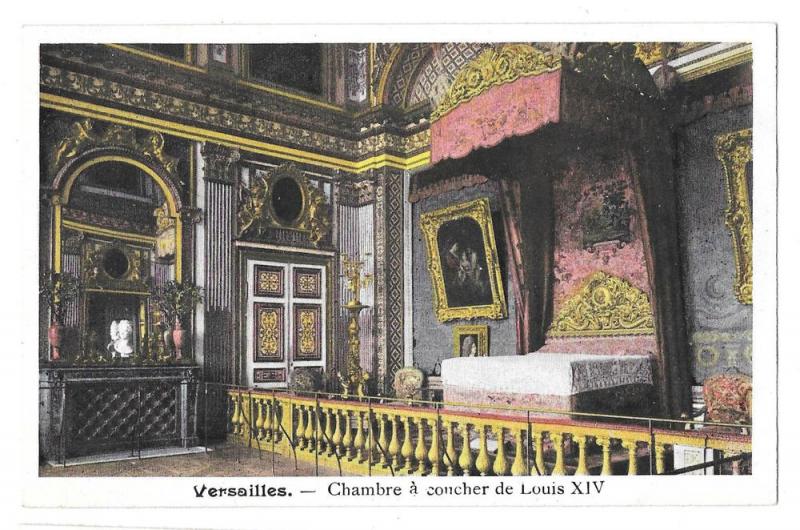 France Versailles Palace Chambre Coucher Louis XIV Bedroom