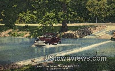 Low Water Bridge, Montauk State Park in Ozarks, Missouri