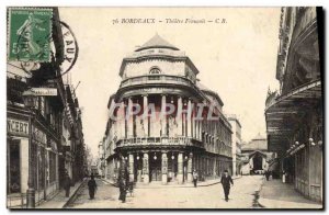 Postcard Old French Bordeaux Theater