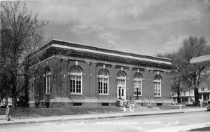 Automobiles 1957 Plattsmouth Nebraska Post Office RPPC Photo Postcard 20-1766