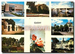 Modern Postcard Images of Clichy France Various aspects of the city