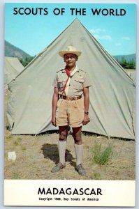 c1968's Madagascar Scouts Of The World Boy Scouts Of America Youth View Postcard