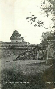 Chicken Itza #17 El Caracol Yucatan Mexico RPPC Photo  Postcard 21-868